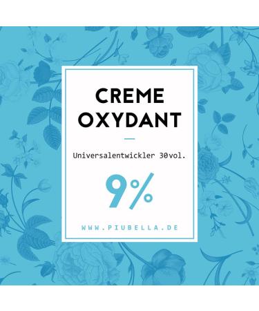 Piubella Cream Oxidant 9% 5000ml | Professional Hair Coloring & Toning | Perfect Color Development & Optimal Adhesion - Buy Online on GoSupps.com