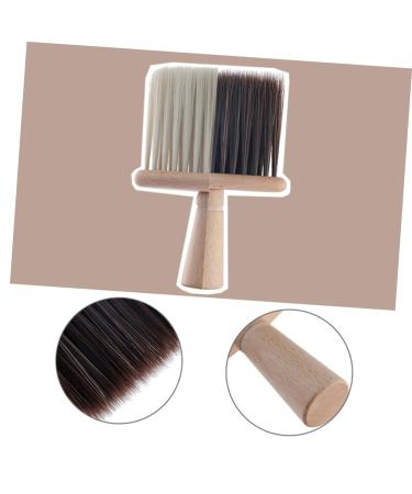 Beavorty Wooden Hairdressing Razor Brush - Soft Facial Shaving Brush for Salon Styling - Size 1 Brown - Clean & Style Hair Effectively - Buy Online on GoSupps.com