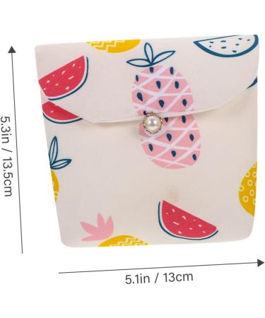 Healifty 15 Pcs Teen Napkin Storage Bag Mini Purse Organizer | Travel Zippered Wallet for Women & Men | Menstrual Pad & Period Napkins Pouch - Buy Online on GoSupps.com