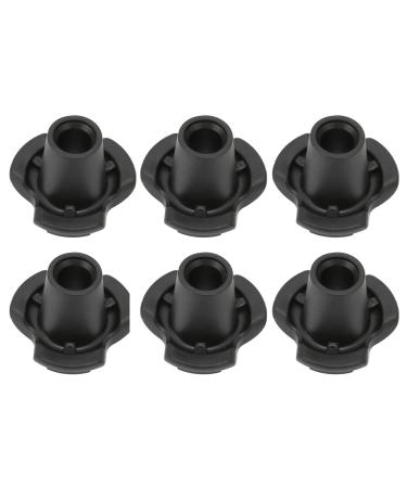 Walking Cane Tips 16mm0.63in Inner Diameter Crutch Foot Covers Waterproof Skid Resistance Multipurpose Aluminium Gaskets for