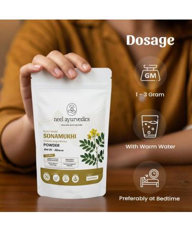  Neel Ayurvedics Neel Ayurvedics Sonamukhi | Senna Leaves | Mindhiaval Powder - 300 GM - Buy Online on GoSupps.com