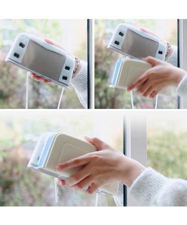Magnetic Window Cleaner Glass Washing Cleaning Tool Window Glass Wiper for 3- 8mm Thick Glass Sliding Doors - Buy Online on GoSupps.com