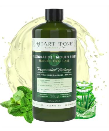 Nano Silver Mouthwash | All Natural Adult Restorative Rinse | Aloe Vera & Tea Tree | Complete Oral Care | Fluoride GMO & Alcohol Free - Buy Online on GoSupps.com