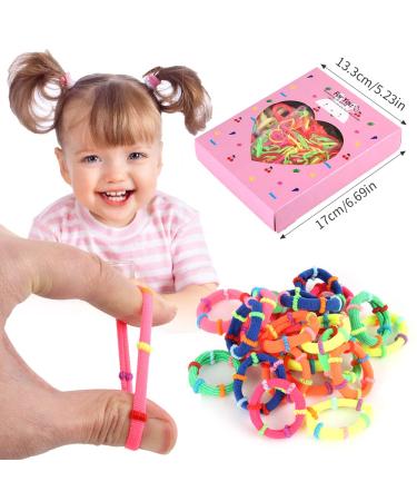 780-Piece Girls Hair Accessories Set - Baby Hair Ties Clips & Bands in Pink Gift Box | Perfect for Children - Buy Online on GoSupps.com