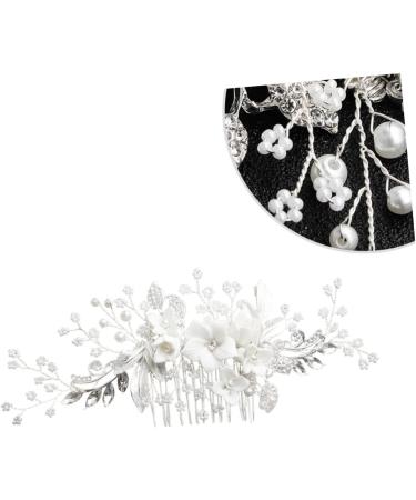 FRCOLOR Women Hair Comb Tiara Women Hairpin Floral Headdress Comb Women's Korean Hair Comb Headpiece - Buy Online on GoSupps.com