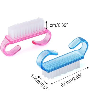 G2PLUS Small Handle Nail Brushes - 4 Pack Plastic Fingernail Cleaning Brushes - Buy Online on GoSupps.com