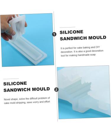 Abaodam 3 Pcs Sandwich Tube Mold Silicone Chocolate Mold Tube Snowflake DIY Baking Mold Aromatherapy Candy - Buy Online on GoSupps.com