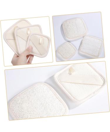 FRCOLOR 5pcs Loofah Bath Sponge Set - Exfoliating Shower Scrubber for Dead Skin Removal - Beige Loofah Body Scrubber - International Shipping Available - Buy Online on GoSupps.com