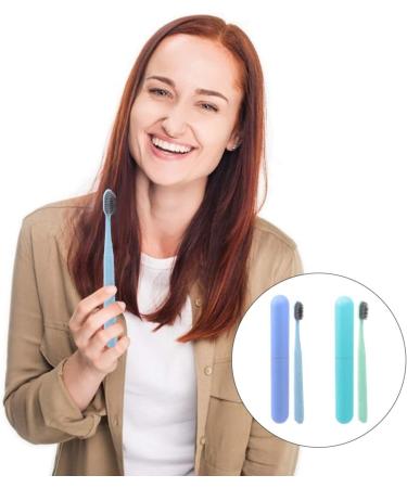 Minkissy 6-Piece Travel Toothbrush Set - Super Soft Toothbrushes for Gum Care & Tooth Cleaning - Ideal Household Gift for Travel - Buy Online on GoSupps.com
