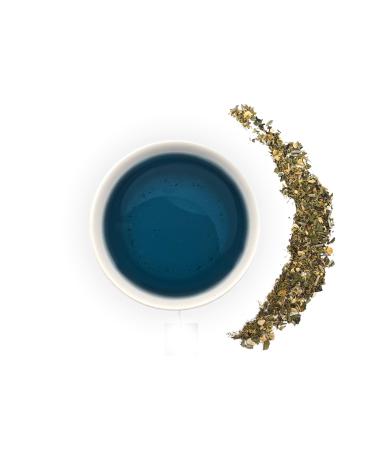 Organic Calming Butterfly Pea Flower Tea - Loose Leaf Herbal Blend Caffeine-Free Relaxing and Antioxidant-Rich 50g