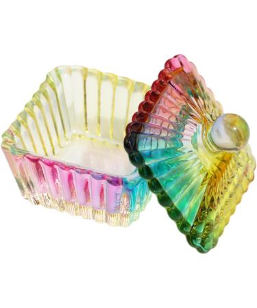 Nails Art Glass Dappen Dish Crystal Glass Dish Nails Art Dappen Dish With Lid Heart Shaped Liquids Crystal Cup - Buy Online on GoSupps.com