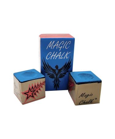 Magic Chalk, Billiard Chalk, Pool Chalk. 1 Box (2 Cubes)