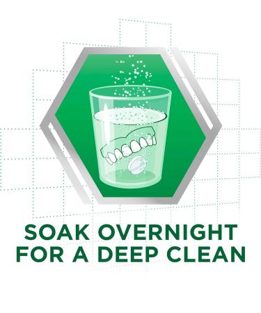 Polident Partials Denture Cleaning Tablets - Triple Fresh Mint 84 Count | Effective Stain Removal & Odor Control | Buy Online for Fast International Shipping - Buy Online on GoSupps.com