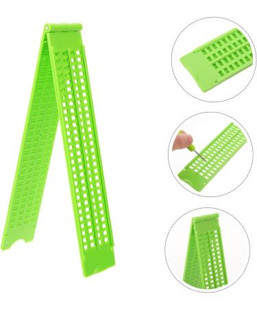 Solustrie Braille Tablet Set - Braille Blanket & Writer Learning Tool for Blind Writing | Educational Braille Accessories | 21.7x4.5 cm Green - Buy Online on GoSupps.com