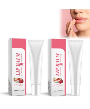Zynewa Moisturizing Lip Balm (2 Pieces Strawberry Milk)