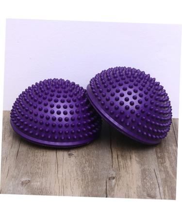 Hoement Durian Ball Arm & Foot Massager - Creative Muscle Training & Office Massage Device | Yoga Exercise Relief - Compact 16x16x8cm Purple - Buy Online on GoSupps.com