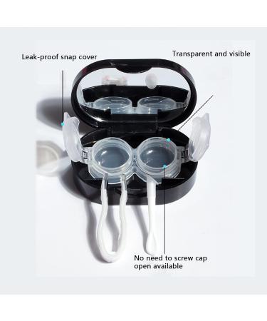 FCSHFC Portable Double Contact Lens Case - Mini Storage for Easy Travel (Color A) | International Shipping Available - Buy Online on GoSupps.com