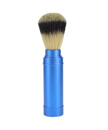 Ergonomic Blue Beard Brush for Men - Compact Care Device for Perfect Wet Shaving Experience - Buy Online on GoSupps.com