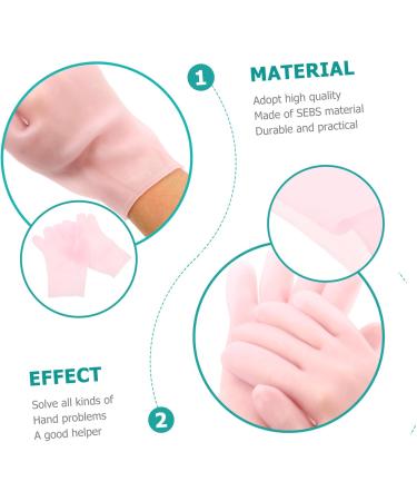 DOITOOL 3 Pairs Moisturizing Gloves Hand Lotion Gloves Black Cotton Gloves Women Grade Gloves Hands Beauty Softening Gloves Cream Gloves Miss Sun Protection Sebs White Gloves - Buy Online on GoSupps.com