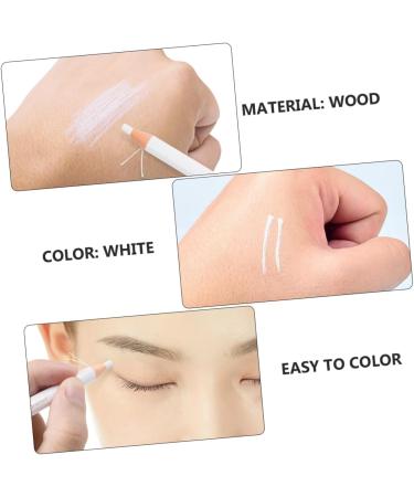 BESTYASH Crayon Sourcils Imperm able Blanc 2 Pi ces Pigmentation Lisse Longue Tenue Maquillage des Yeux Visage Voyage - Buy Online on GoSupps.com