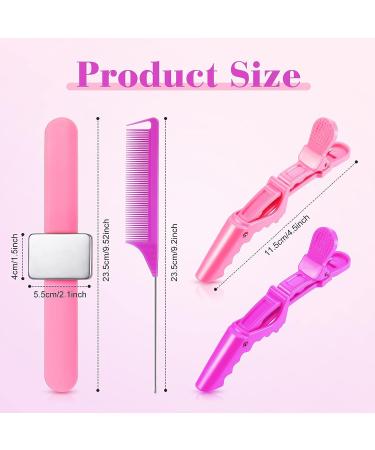 14 Pcs Hair Braiding Tool Set with Magnetic Pin Wristband, Comb, and Hair Clips - Purple Pink Braid Maker Kit - Buy Online on GoSupps.com