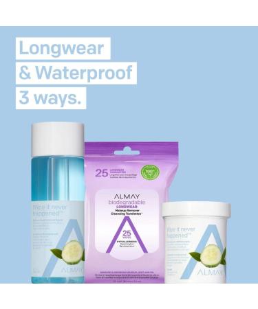 Almay Longwear & Waterproof Eye Makeup Remover Pads - Gentle & Effective - Buy Online on GoSupps.com
