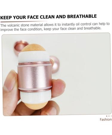Outanaya Volcanic Stone Oil Absorbing Stick Oil Absorbing Roller Whetstone Face Aluminum Shell - Buy Online on GoSupps.com