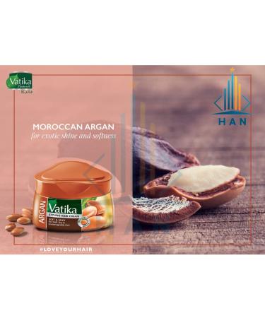 Vatika Naturals Nourish & Protect Hair Cream - Henna Almond & Aloe Vera - 140ml | Nourishing Styling Cream for Healthy Hair - Buy Online on GoSupps.com