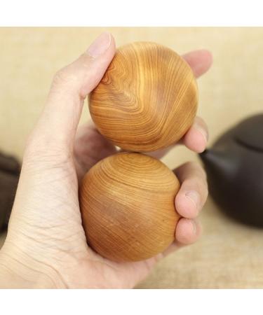 Healeeved Wooden Massage Balls - Foot Massager Baoding Balls & Hand Trainer for Meditation - Buy Online on GoSupps.com