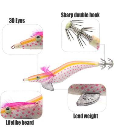 Buy Croch 10x Squid Jig Shrimp Lures for Tihtenfish Fishing - Top Quality Artificial Lures in Multiple Sizes | International Shipping Available - Buy Online on GoSupps.com