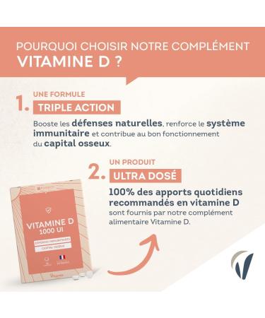 Yves Ponroy Physiotech Vitamin D - Adult Immunity Supplement - Vitamin D3 - Strengthens Bone Capital - 90 Tablets - 90 Days - Made in France - Buy Online on GoSupps.com