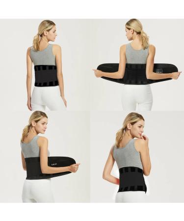 FORCHE Adjustable Lumbar Support Belt for Lower Back Pain Relief - Breathable Back Brace for Men and Women (L) - Buy Online on GoSupps.com