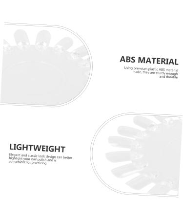 Ipetboom 2 Sets Nail Color Card Practice Nail Piece Tools Transparent Color Cards Practice Manicure Color Boards Manicure Color Card Nail Art Color Plates Manicure Color Mark Boards Disc - Buy Online on GoSupps.com