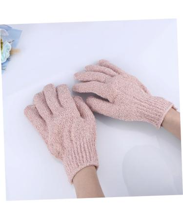 FRCOLOR Korean Exfoliating Mitts - 4 Pairs Body Scrub Gloves & Rayon Bath Mittens for Glowing Skin - Buy Online on GoSupps.com