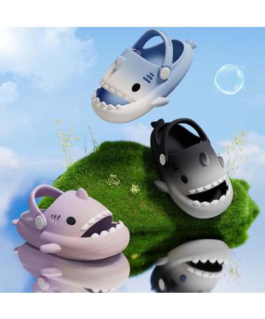 Children's Shark Slippers for Girls - Slipproof Toddler Beach & Shower Flip Flops - Pink Blue Mint Green Gray Yellow - EU Sizes 25/26 - Buy Online on GoSupps.com