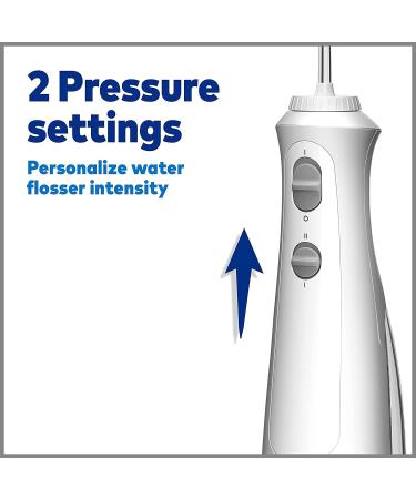 Waterpik Cordless Pearl White Water Flosser | Rechargeable Dental Plaque Removal Tool | Ideal for Travel | WF-13UK - Buy Online on GoSupps.com