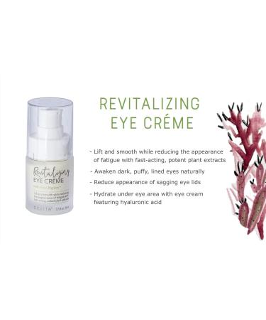 DeVita Revitalizing Eye Crأ¨me - Vegan Anti-Aging Serum with Hyaluronic Acid for Dark Circles & Wrinkles - 0.5fl.oz - Buy Online on GoSupps.com