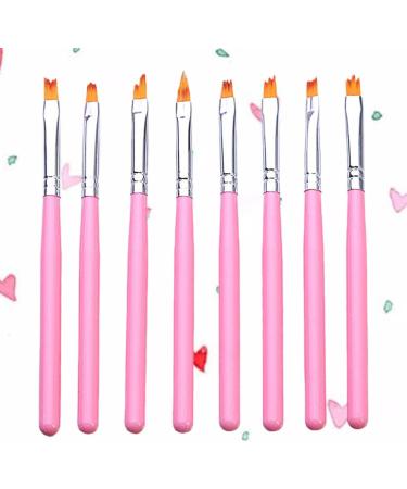 Beavorty 3 Sets UV Gel Nail Brush Nail Painting Pen Detail Drawing Brush Cleaning Gel Nail Art Brush Nail Art Tips Builder Kit De Manicura Nail Gel Nail Art Tool Flower Pen Pink Manicure - Buy Online on GoSupps.com