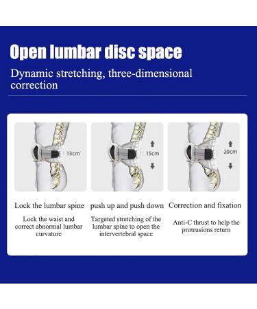 Mobyat Inflatable Decompression Belts for Lower Lumbar Spine Relief | Scoliosis Support with Compressed Air Pump & Adjustable Waist Belt - Buy Online on GoSupps.com