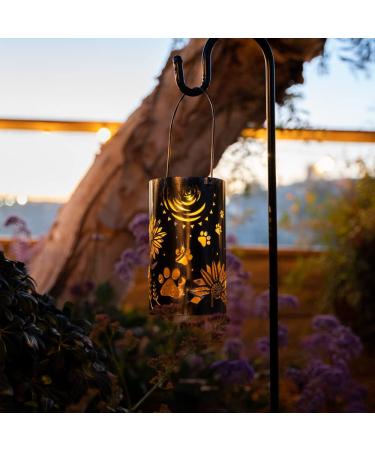 iHeartDogs Pet Memorial Solar Lantern: Pet Loss Gift for Shelter Pets - Sunflowers & Paws - Buy Online on GoSupps.com