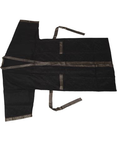 Polyester Short Sleeve Haircut Pocket Apron Stylish and Professional Waterproof Versatile Use Black Color 2 Pockets for Salon Home - Buy Online on GoSupps.com