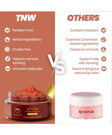 Lip Lightening & Brightening Lip Scrub - Cocoa Butter Brown Sugar Shea Butter Papaya | Unisex 25g for Tanned & Dark Lips - Shop Internationally - Buy Online on GoSupps.com