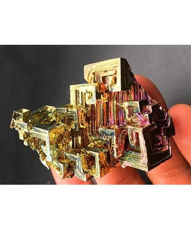 100-110g Bismuth Rainbow Bright Crystal geode Each Weight Element Bi Stones - Buy Online on GoSupps.com