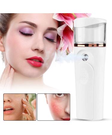 Solomi Hydrating Facial Mist Spray Handheld Nano Facial Sprayer (White) 40ml Battery Powered - Buy Online on GoSupps.com