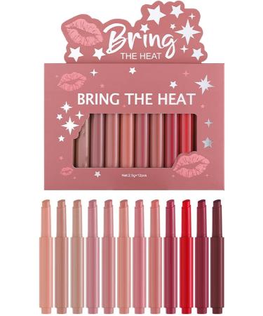  Generisch Set of 12 lipsticks - Long-lasting and highly pigmented - Squeeze pen - For college dates beach vacations women girls girlfriends mothers - Buy Online on GoSupps.com