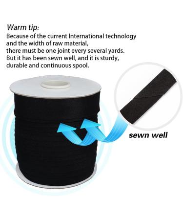 Black Double Fold Bias Tape 1 Inch x 55 Yards - Sewing, Quilting, Binding - Polyester Non-Stretch - Bulk Bias Tape for Apparel Craft - Buy Online on GoSupps.com