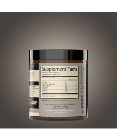L-Lysine Powder for Pets - 4oz | Pure L-Lysine by Complete Natural Products | Boost Immune Health - Buy Online on GoSupps.com