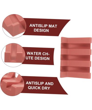 Amosfun Diatomite Soap Dishes 1pc Soap Holder Soap Dishes Absorb Water Soap Pad Bathroom Soap Holder - Buy Online on GoSupps.com
