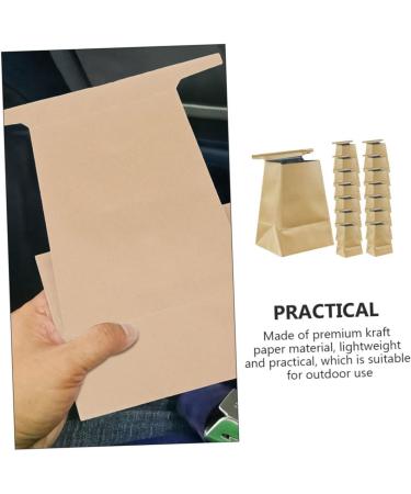 Healeved 30 pcs Kraft Paper Car Trash Bags Disposable - Light Brown Vomit Bags for Travel - Buy Online on GoSupps.com
