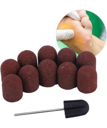 BOROCO 10-Piece Nail Drill Block Grinding Cap Set - Special Head Polisher & Sanding Tools for Manicure & Pedicure (13x19cm) - International Shipping Available - Buy Online on GoSupps.com